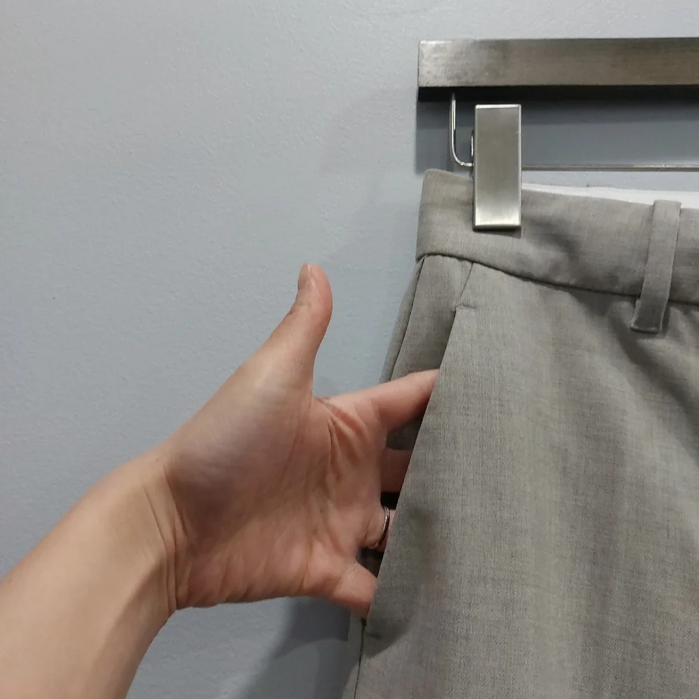 Aritzia Babaton Malcom Wide-Leg Italian Wool Dress Pant Size 2 - Picture 3 of 8